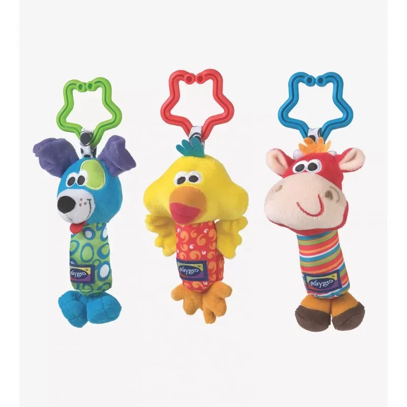 Trio de peluches nomades - 24,5 cm - PLAYGRO-0