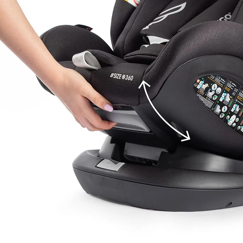 Siège-auto I-SIZE/ISOFIX 360° Furbo 40-150cm - Noir-8