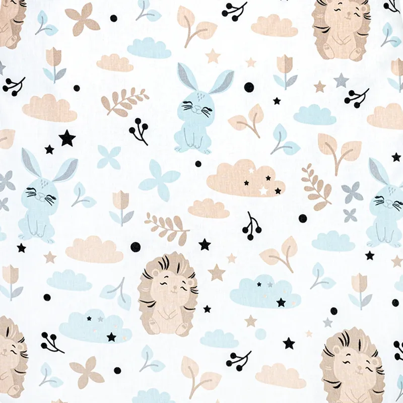 Tour de lit Friendly Lapins & Hiboux - 30x180cm-1