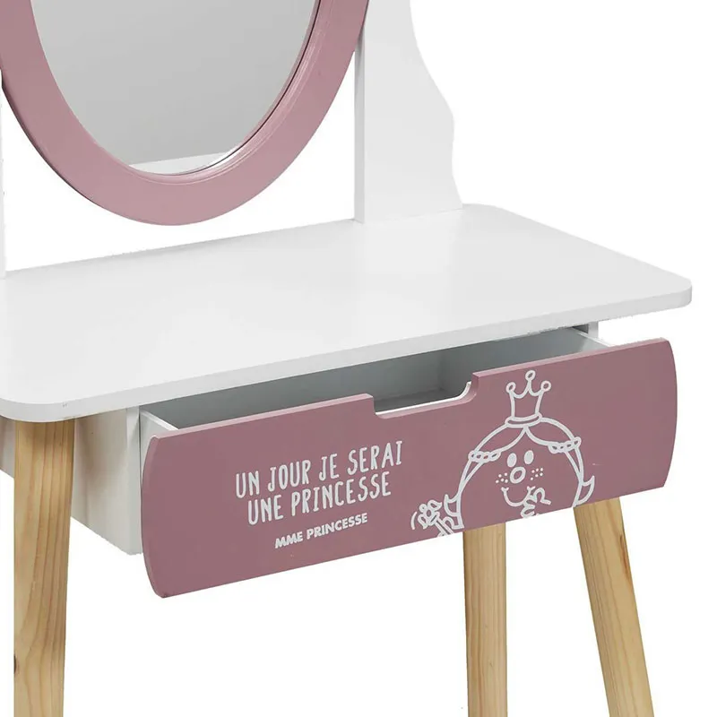 Coiffeuse enfant Monsieur Madame - 55x30x97cm-6
