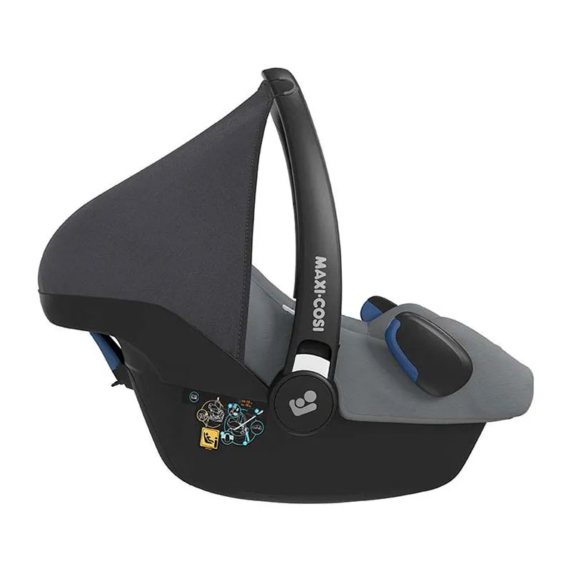 Trio Poussette Compacte Adorra2 + Cosi Rock + Nacelle Jade + Base FamilyFix 3 Grey - 0m+-9