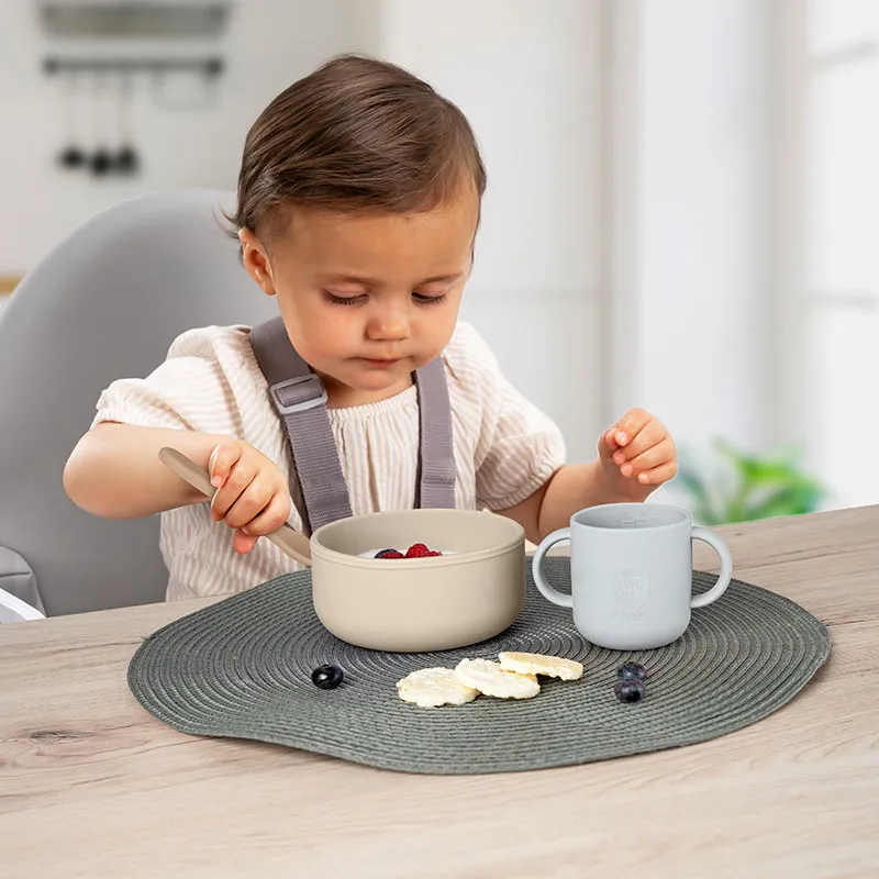 Service de table en silicone Beige - 4pcs-4