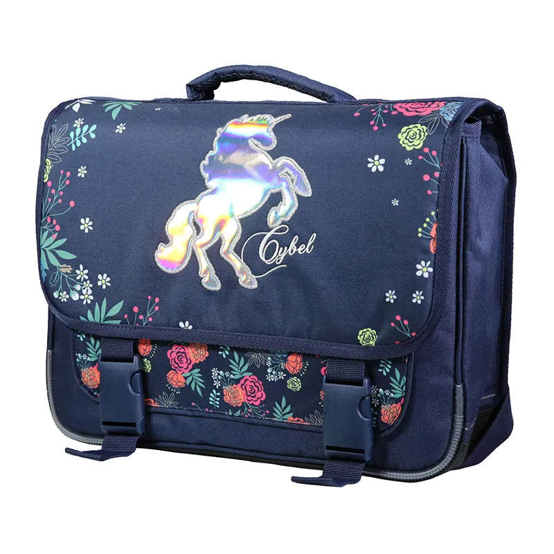 Cartable Cybel Bleu - 38x34cm-1