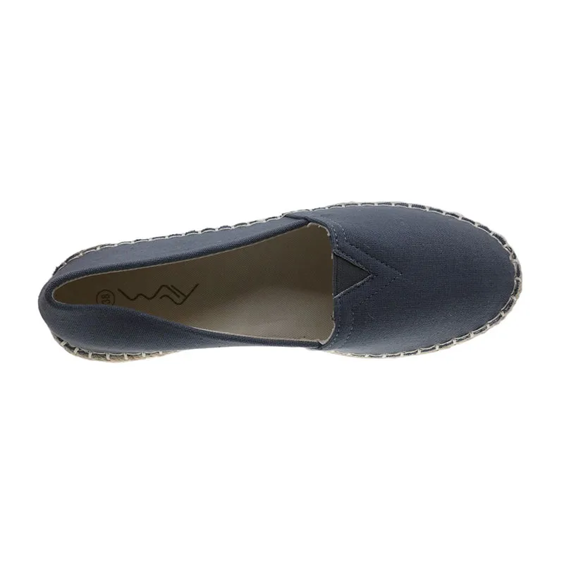 Espadrilles Femme Basic - Gris-3