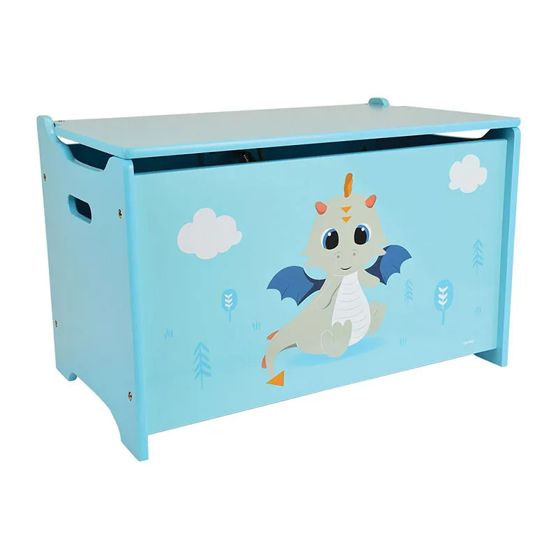 Coffre à jouets Léon le Dragon - 40x58x36cm-0