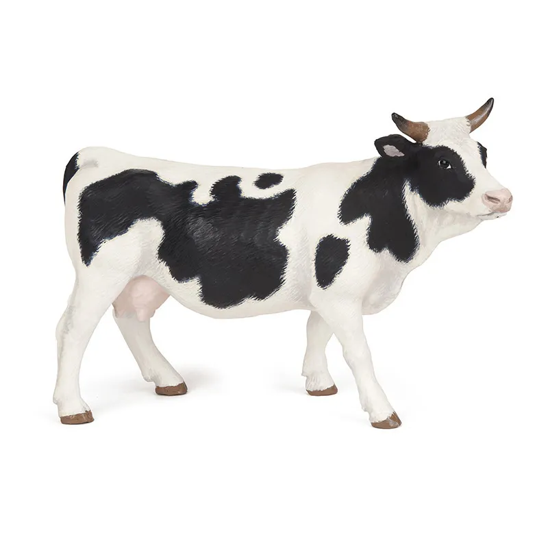 Vache noire & blanche - 14x9cm-0