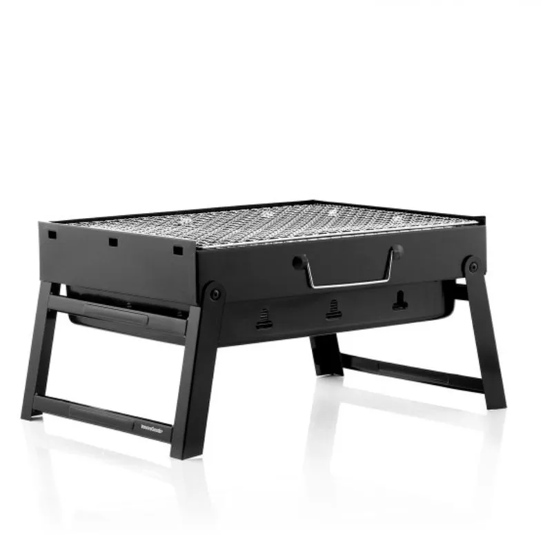 Barbecue pliable portatif à charbon - 41x28x20cm-1
