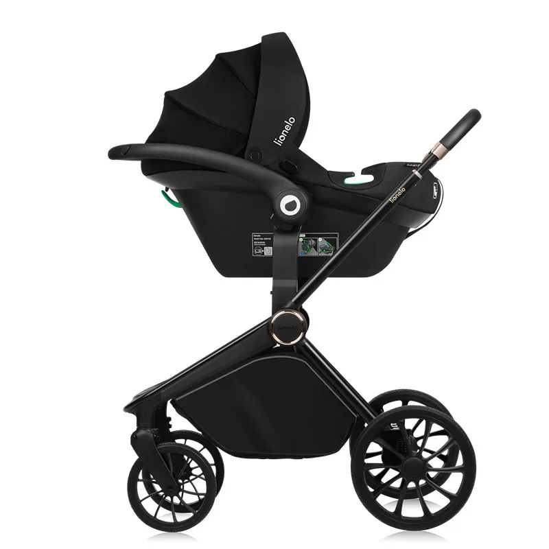 Trio Poussette Mika Plus + Nacelle + Siège-Auto Beige Sand - 0m+-2