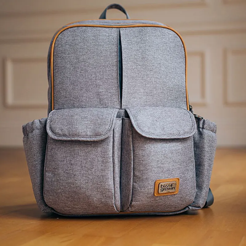 Couffin nomade/Sac à langer RucPod Gris - 42x75cm-4