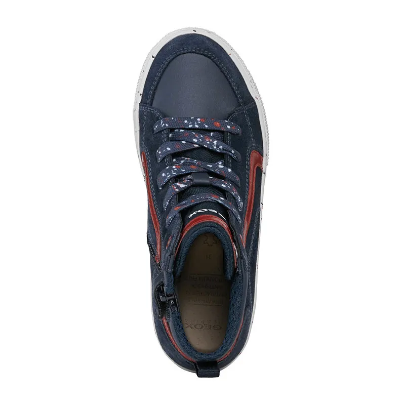 Sneakers hautes Alonisso - Marine/Rouge-4