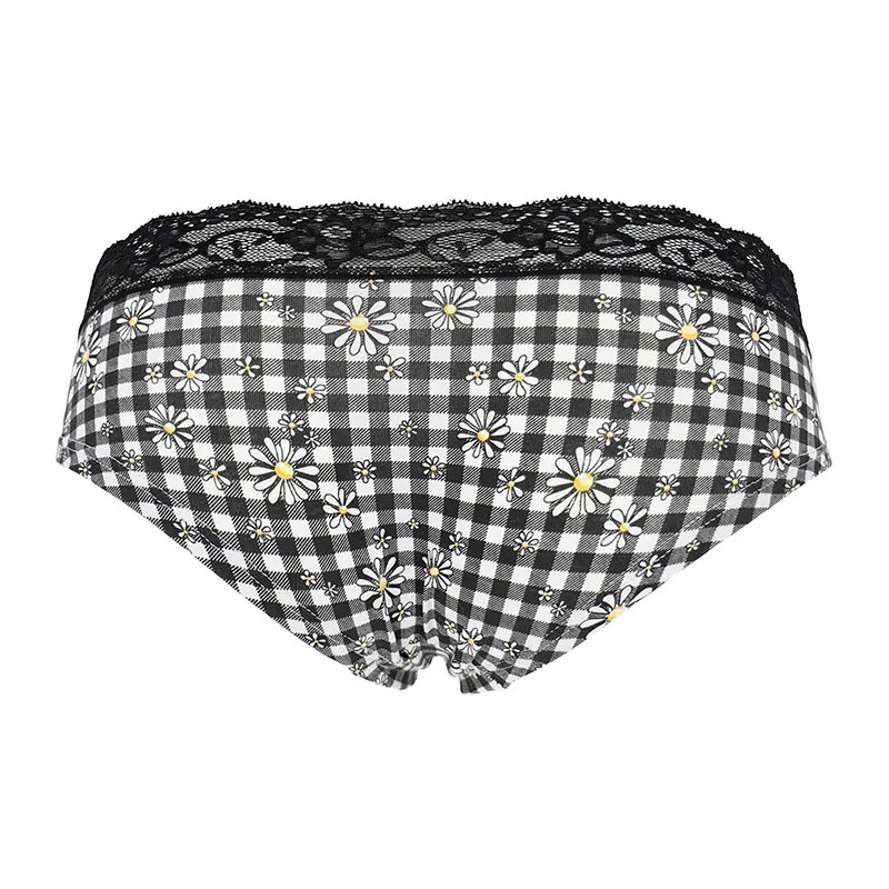 2 Culottes Mini Vichy - Noir/Blanc-5