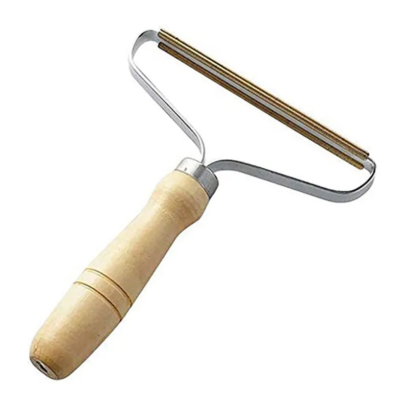 PilPoil Brosse anti-poils & bouloches - Bois-1