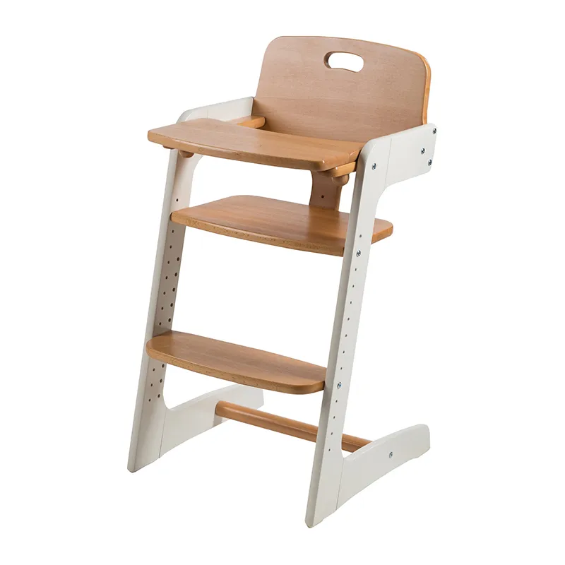 Chaise Haute Évolutive Kid Up Bois - 45x45x90,5cm-0