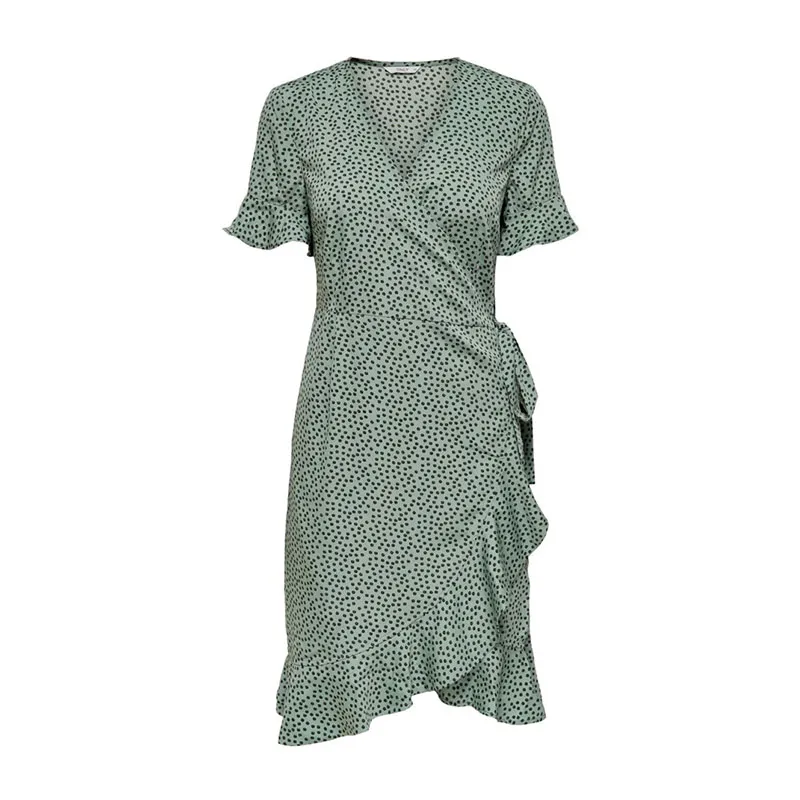 Robe courte Olivia - Chinois Green-1