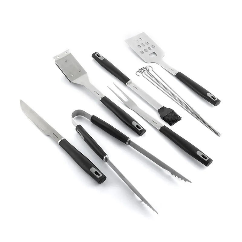 Kit d'ustensiles Barbecue + Malette 12pcs - 43x20,2x5cm-4