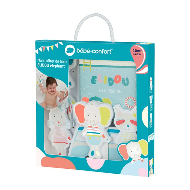 Coffret de bain Elidou l'éléphant Multico. 2pcs - 10m+-1
