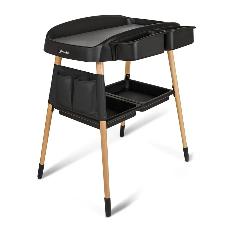 Table à langer ChangeMe Bois Noir - 0m+-0
