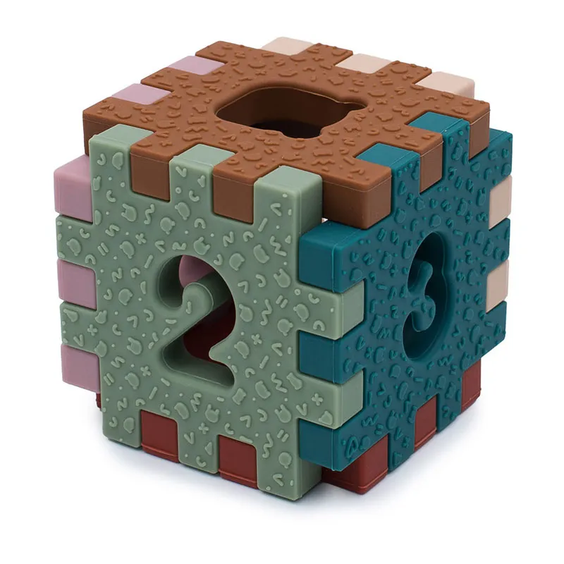 Cube/Puzzle Silicone Retro - 6m+-1