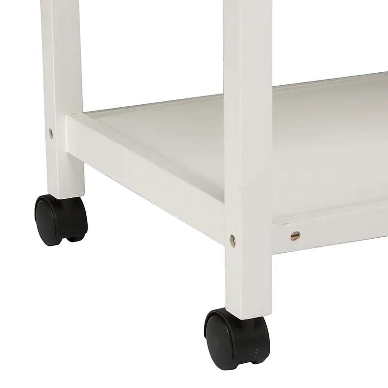 Desserte cuisine Bois Blanc - 78x48x87cm-2