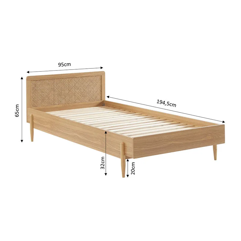 Lit enfant Pablo Bois - 90x190cm-12