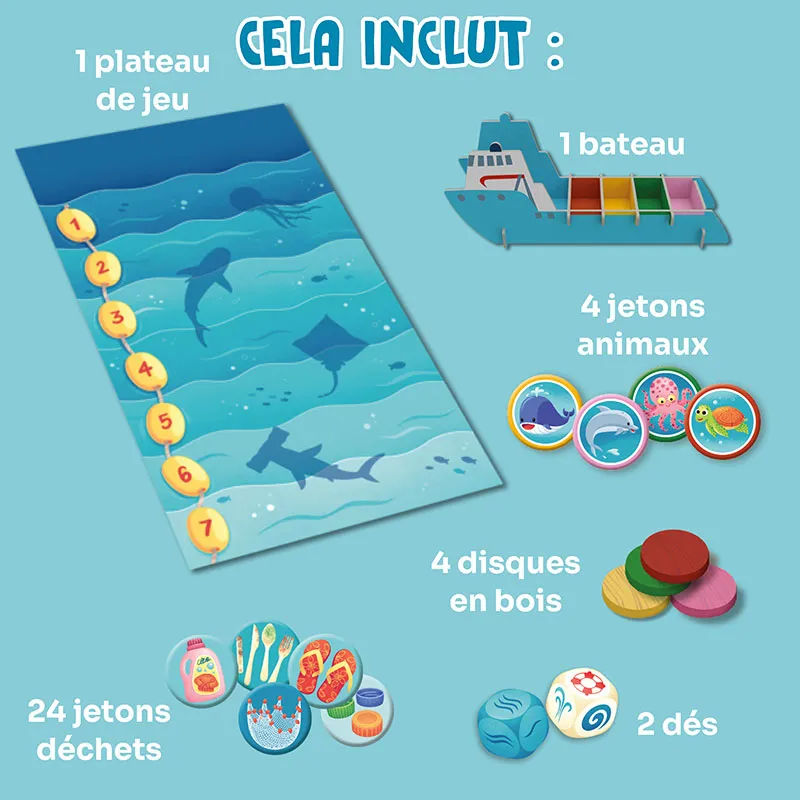 Jeu éducatif Mission Océan - 4+-5