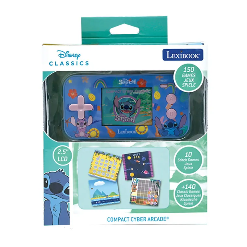 Console Cyber arcade 150 jeux Stitch - 36m+-3