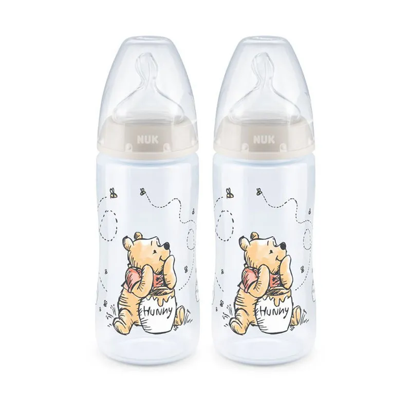 2 Biberons First Choice Winnie 300ml - 6m+-0