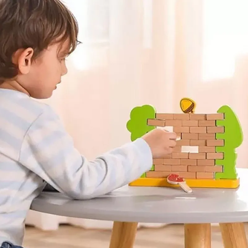 Jeu Le mur de bois - 36m+-1