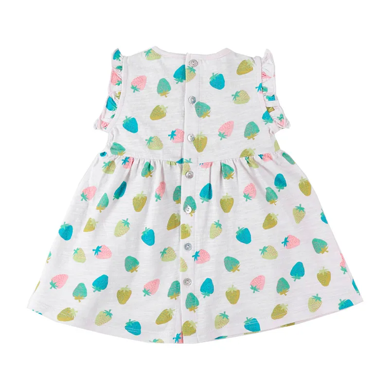Robe SM Fraises - Blanc-1