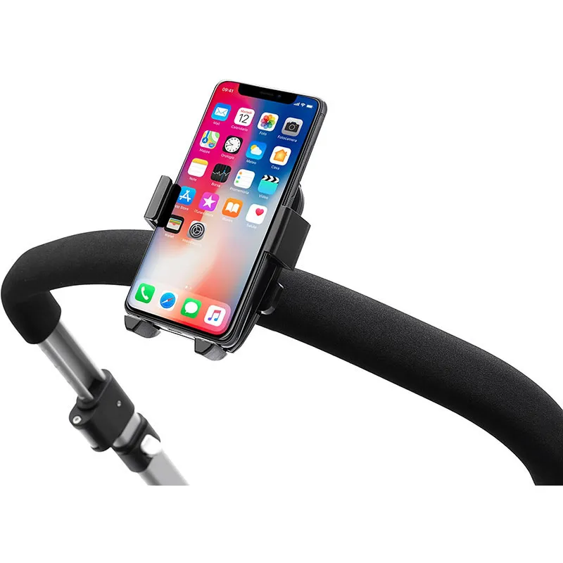 Support smartphone pour poussette - Noir-6