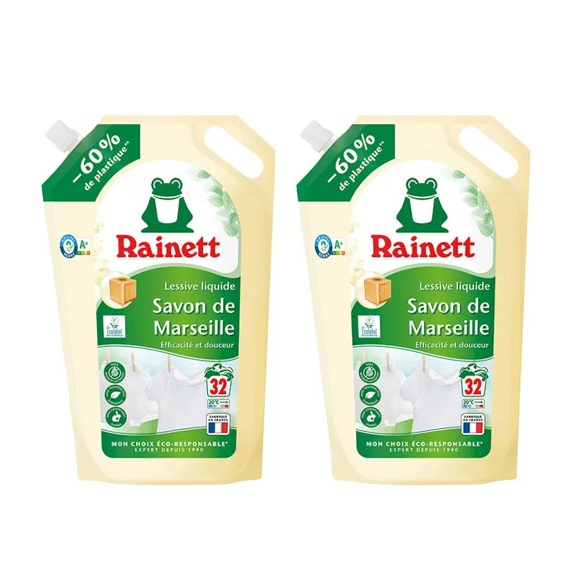 2 Recharges Lessives Eco Savon de Marseille - 2x1,6L-0