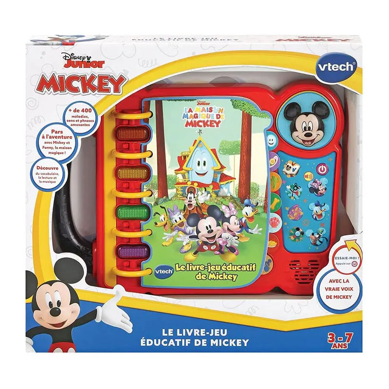 Le livre-jeu éducatif de Mickey - 36m+-5