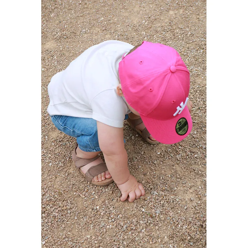 Casquette 9Forty New York Yankees Enfant - Rose Fuschia/Blanc-8