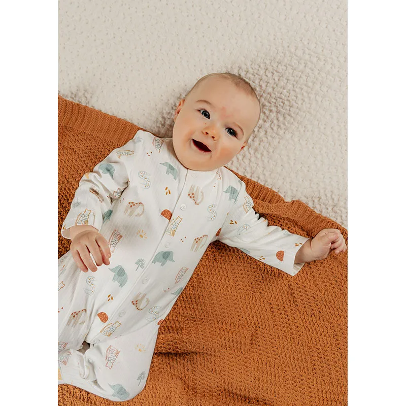 Couverture tricot Sweet Caramel M&M - 75x100cm-4
