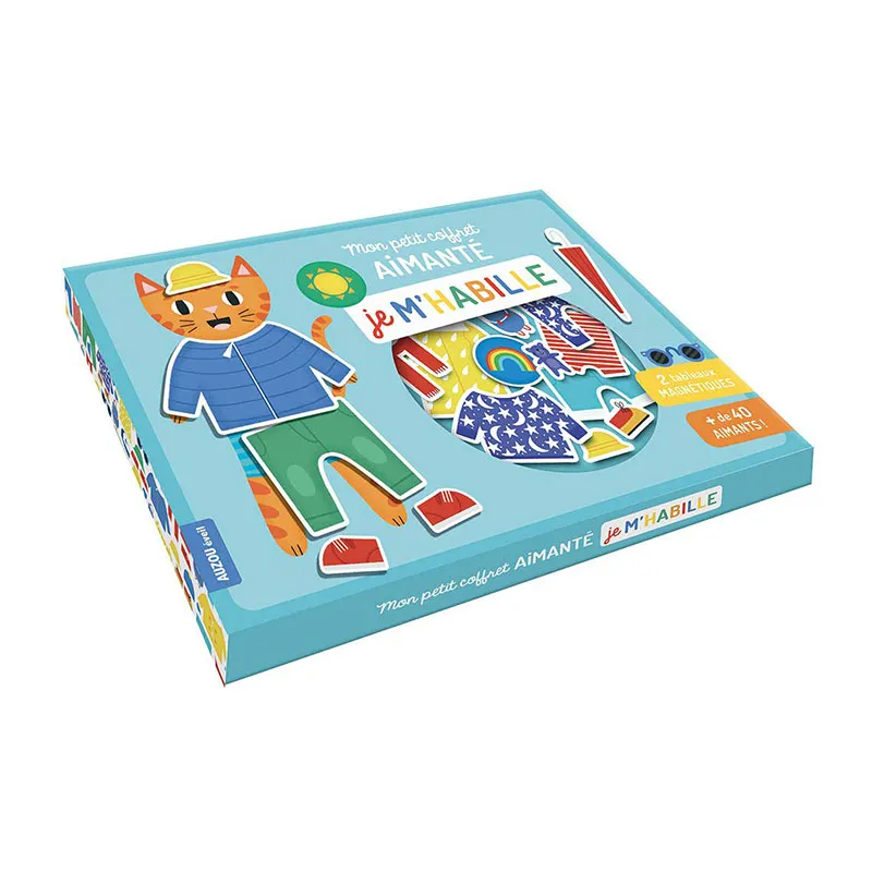 Mon petit coffret aimanté Je m'habille - 36m+-0