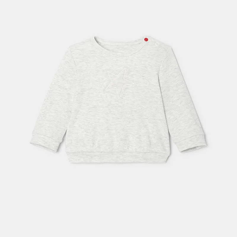 Pyjamas Coton BIO Mixte - Écru chiné-1