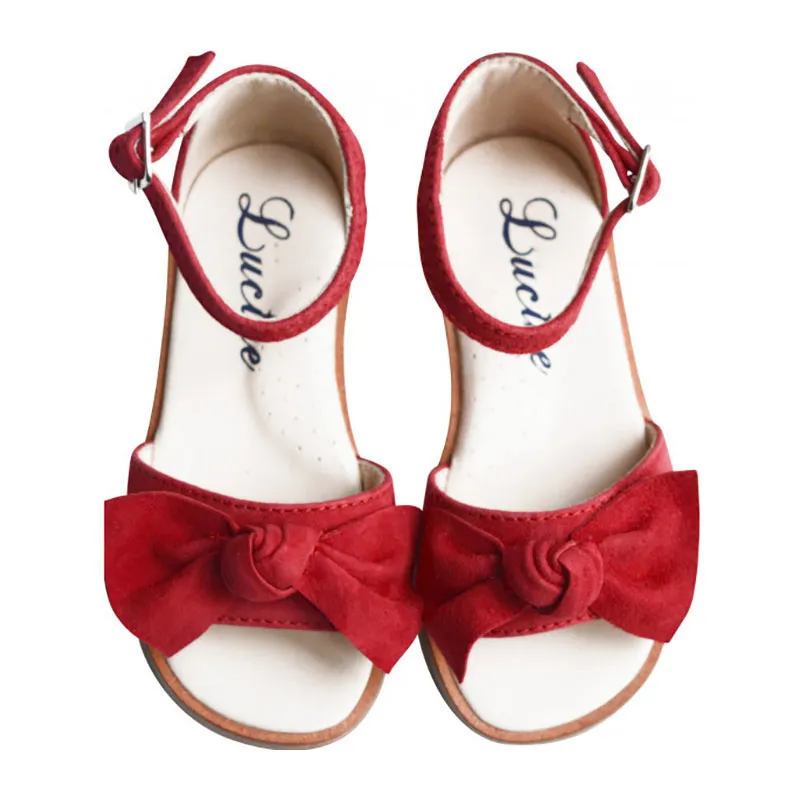 Nu-pieds noeud - Rouge-0