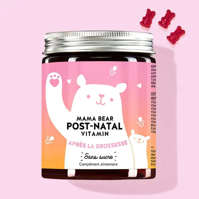 Mama Bear Postnatal pour l'Allaitement - 60 Gummies-0