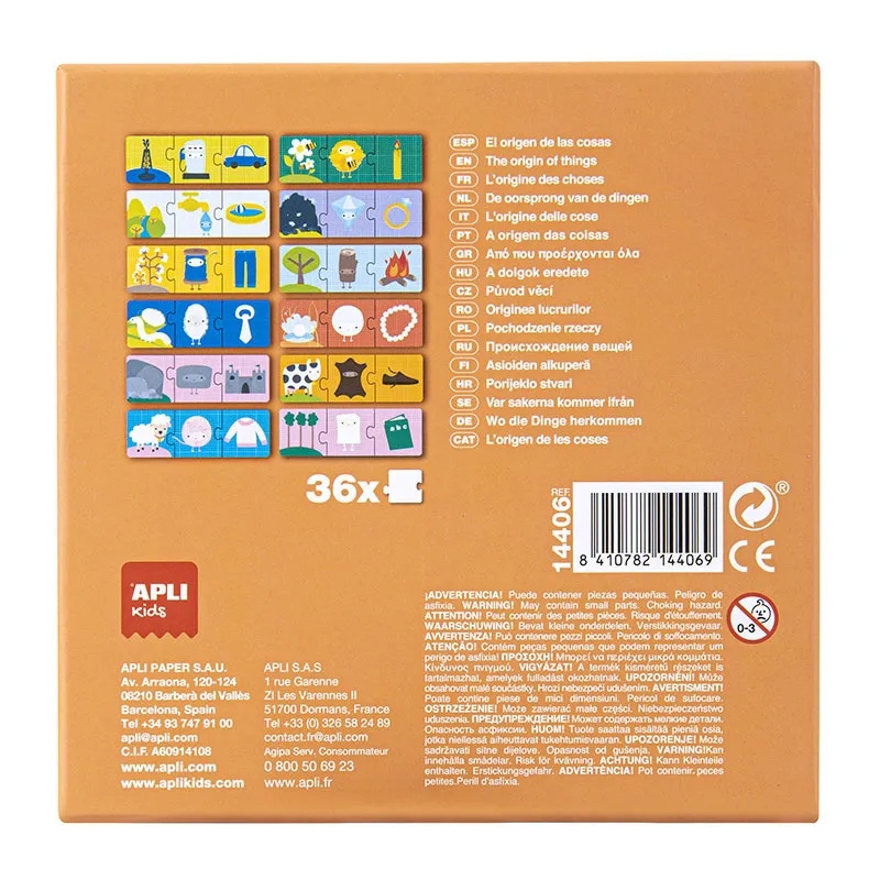 Puzzle Origine des choses 36pcs - 36m+-3