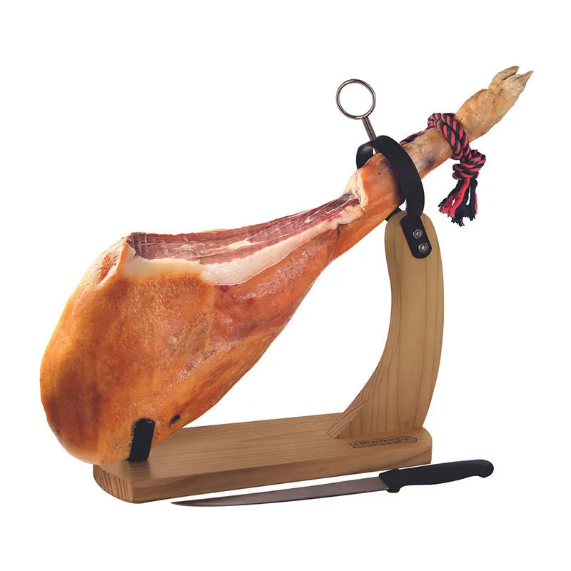 Support jambon + couteau - 38x14,1x40,6cm-2