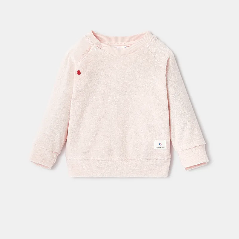 Sweat Mixte - Rose poudre-0