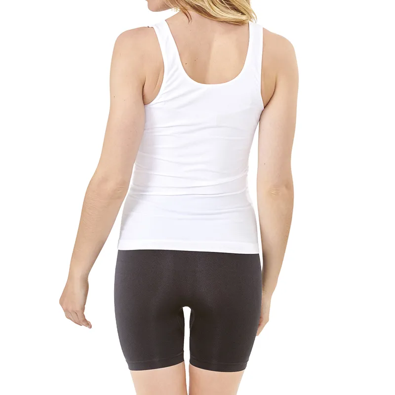 Shorty + top affinant Minceur technique - Noir/Blanc-1