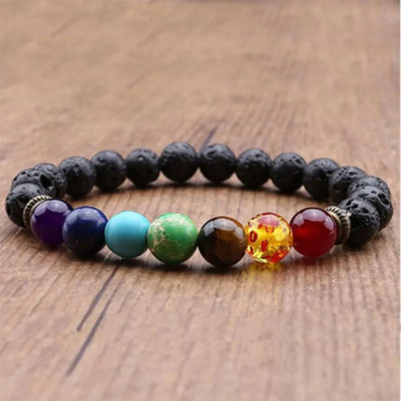 Bracelet Guérison 7 Chakras - Multicolore-0