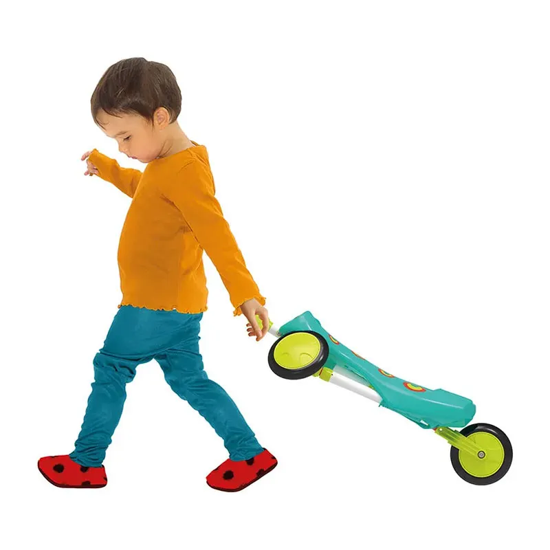 Tricycle Scuttlebug Luciole Jaune/Vert - 12m+-15