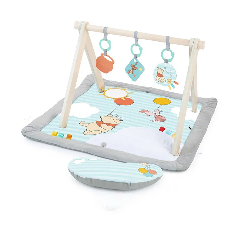 Tapis d'éveil avec arche en bois Winnie l'ourson - 0m+-0