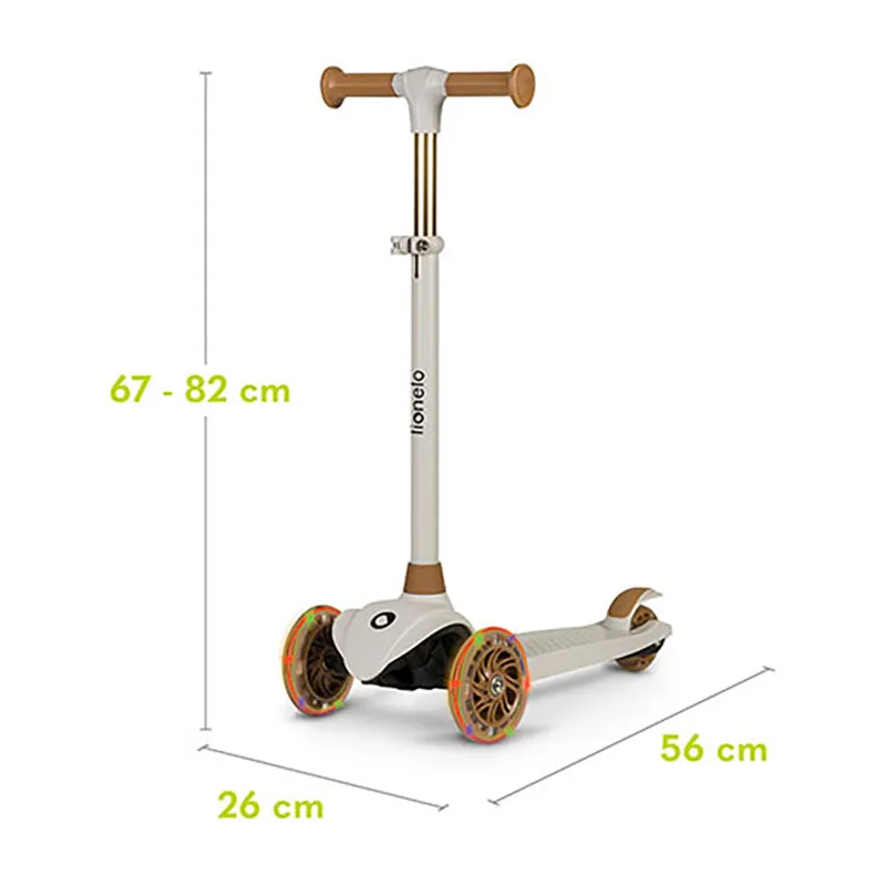 Trottinette Jessy Gris/Marron - 36m+-14