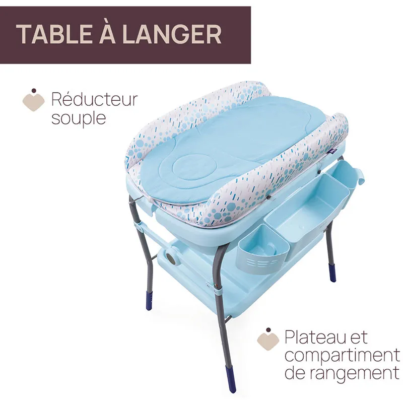 Table à langer/Baignoire Cuddle & Bubble Bleu - 0m+-1
