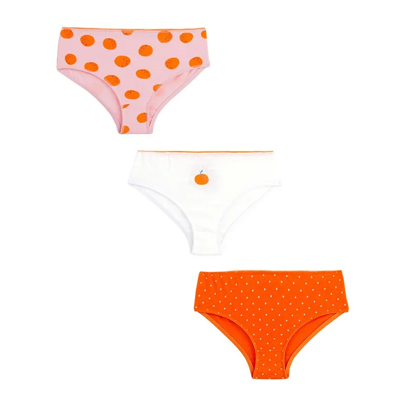 3 Culottes Enfant Samba - Multi/Blanc/Orange-0
