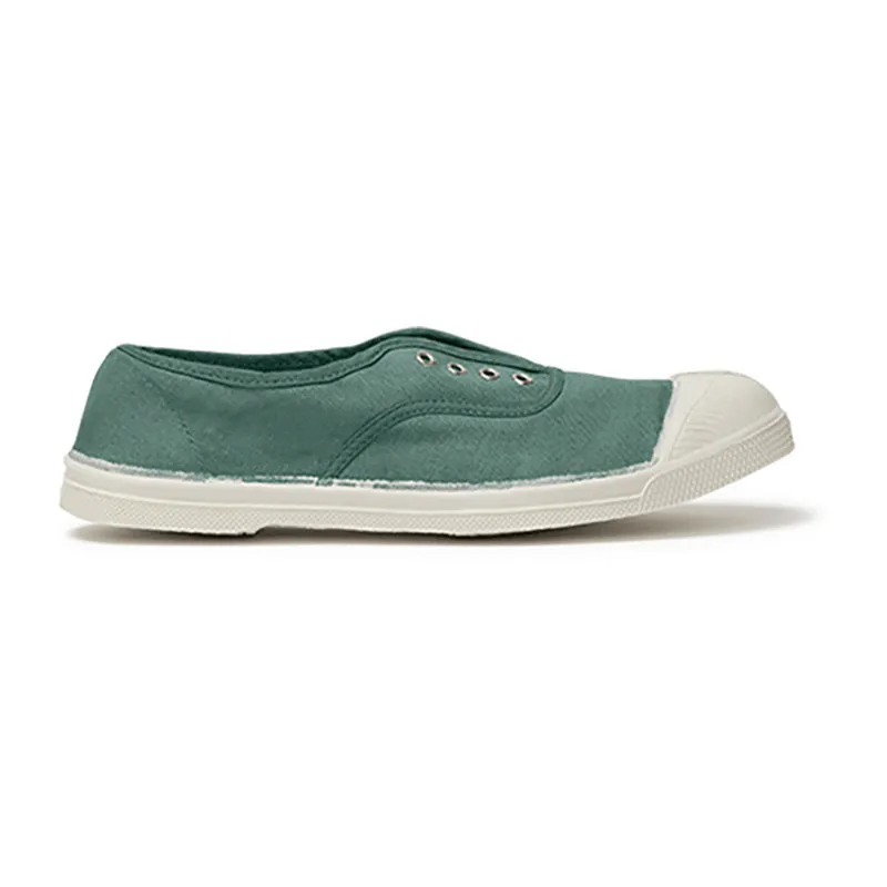 Tennis sans lacets Elly Femme - Vert de Gris-2