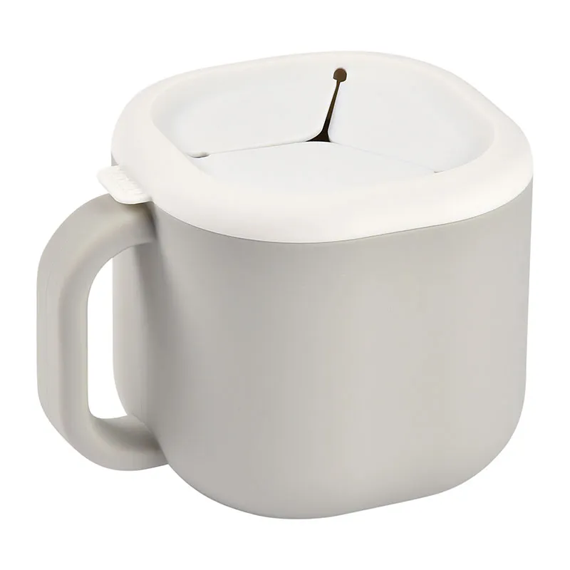 Tasse à goûter Pick N Snack Gris Velours - 460ml-1